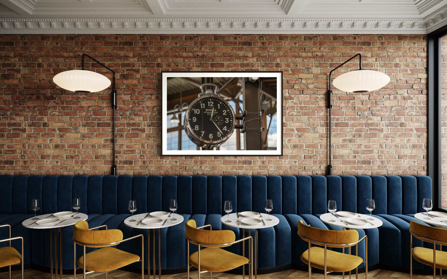 Eastern Market Shinola Clock