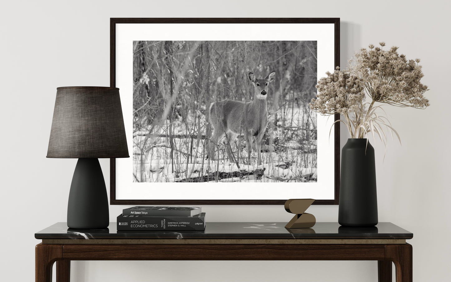 Doe in the Winter Forest